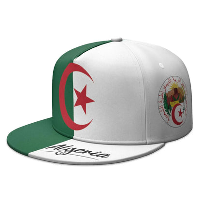 Custom Arabic DZ Flat-Brim Hip-Hop Snapback