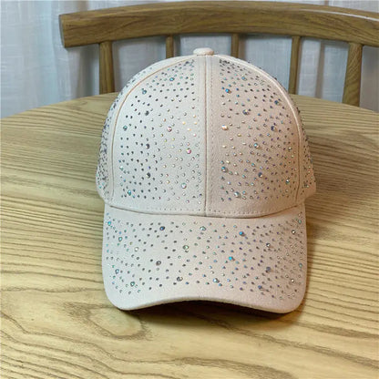 Women's Rhinestone Full Print Baseball Cap