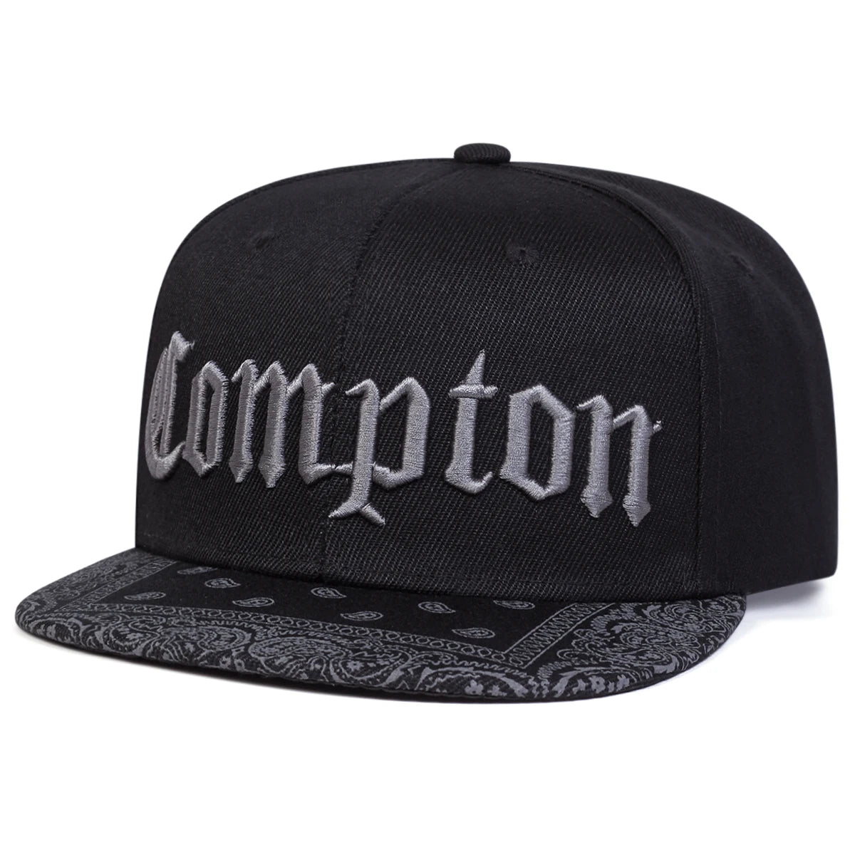 Unisex COMPTON Letter Embroidery Baseball Hats