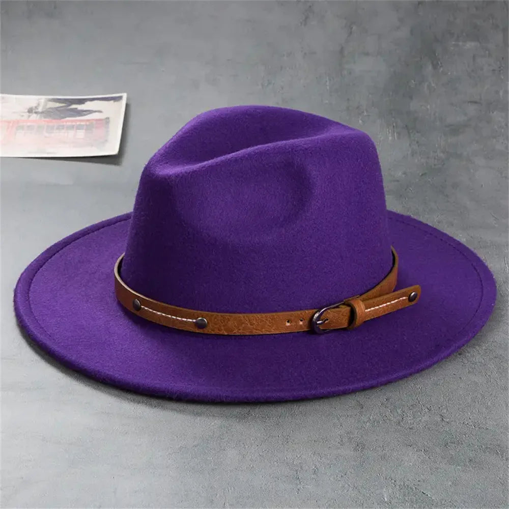 British Flat Brim Wool Bucket Hat