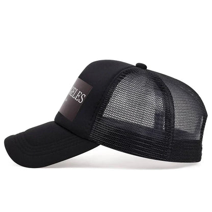 Unisex Los Angeles Print Baseball Net Caps