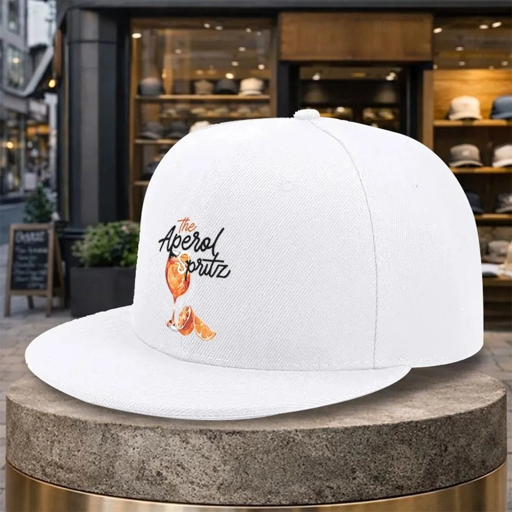 Aperol Spritz Cocktail Print Snapback Cap