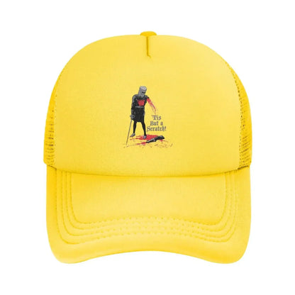 Tis But A Scratch Mesh Snapback Baseball Cap