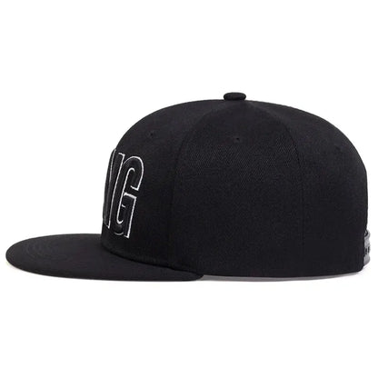 Unisex King Three-Dimensional Embroidery Hip-Hop Hats