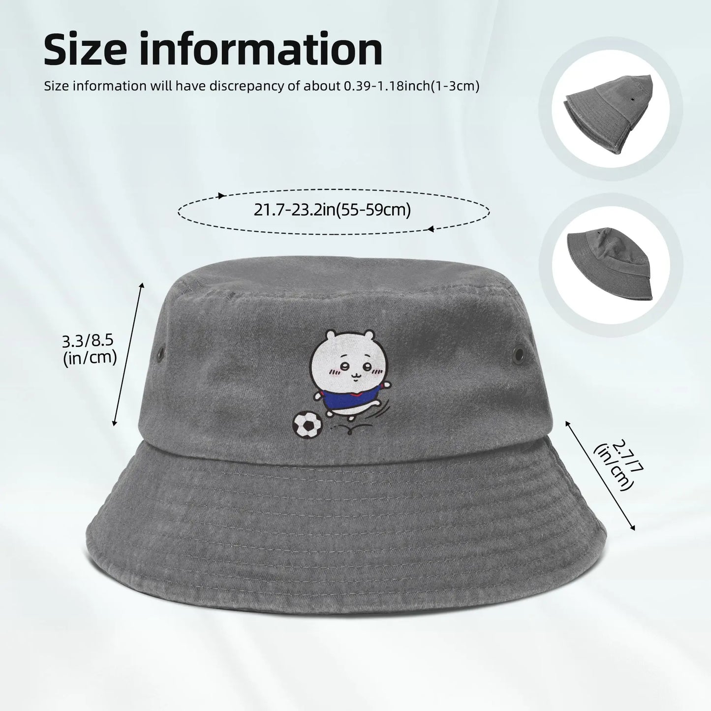 Chiikawas Football Beach Outdoor Bucket Hat