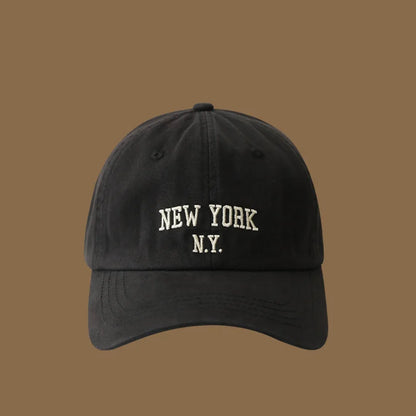 Retro Letters Cotton Ponytail Baseball Cap