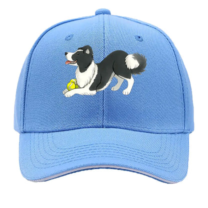 Border Collie Lightweight Breathable Sandwich Baseball Cap