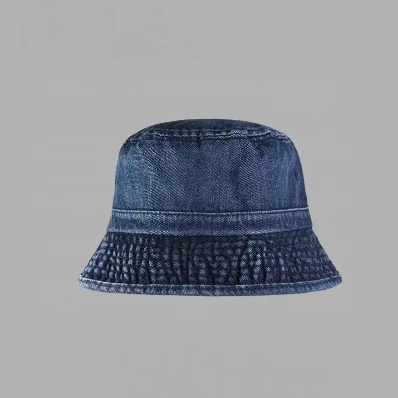 Simple Solid Color Foldable Sun Bucket Hat