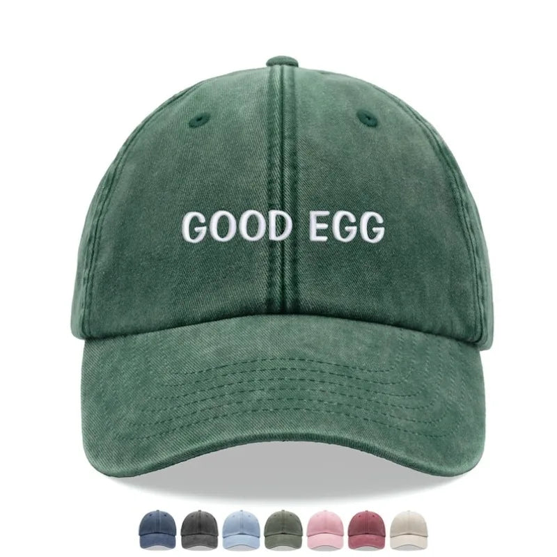 Good Egg Vintage Washed Baseball Cap