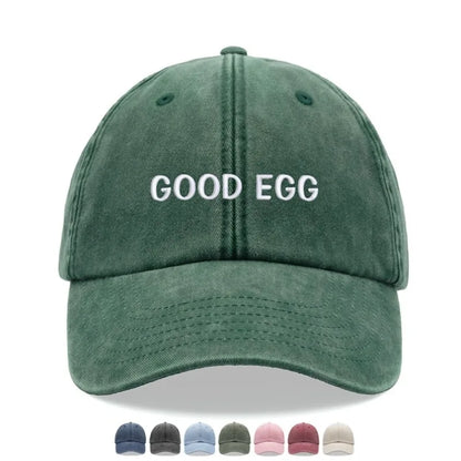 Good Egg Vintage Washed Baseball Cap