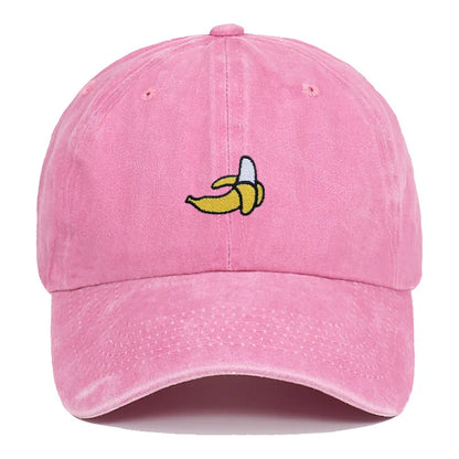 Banana Embroidered Outdoor Sunshade Baseball Cap