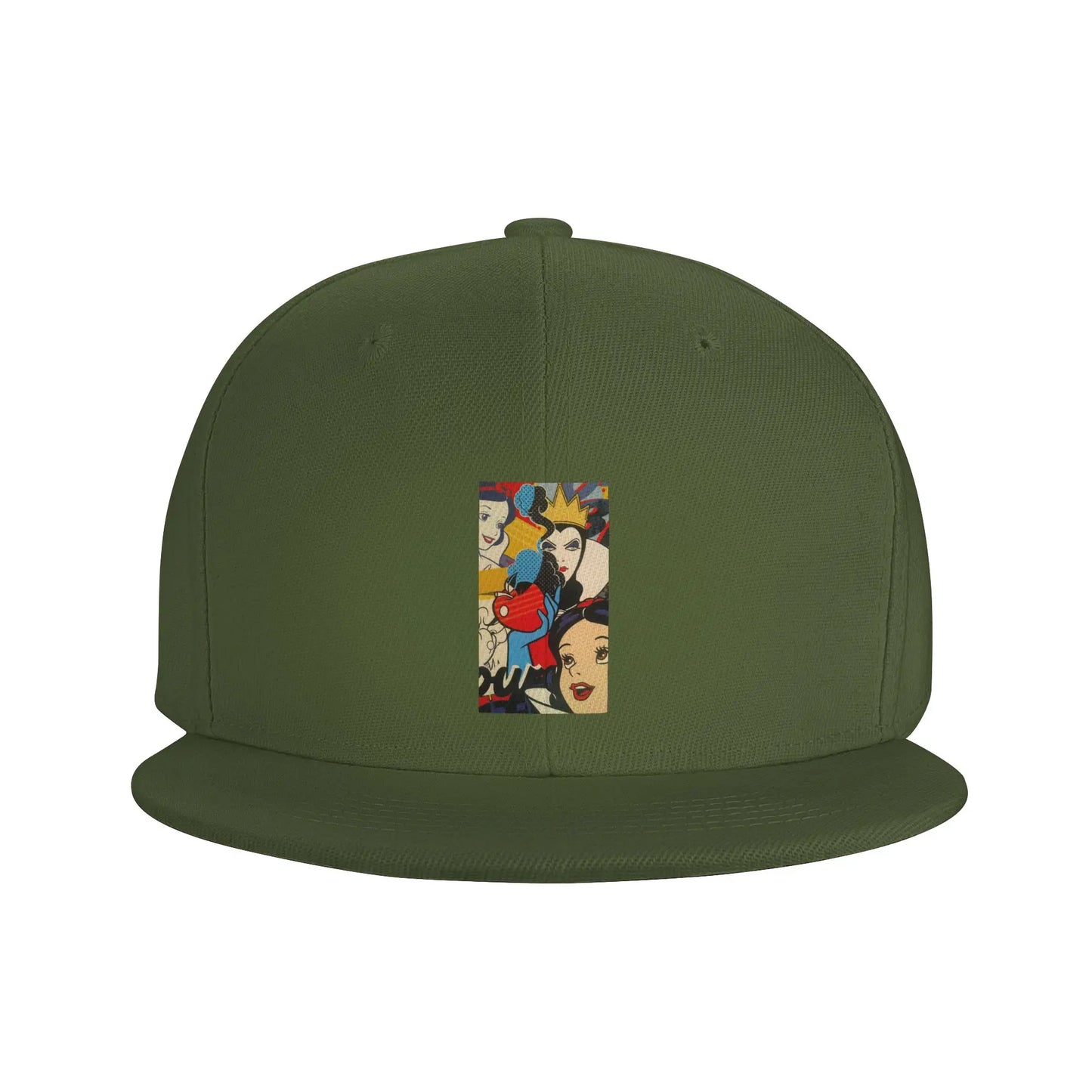 Cartoon Snow White Villains Graphic Streetwear Snapback Cap