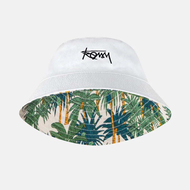Unisex Double Sided Embroidered Fisherman Hat