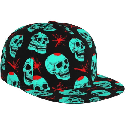 Blood Skull Horror Halloween Baseball Cap