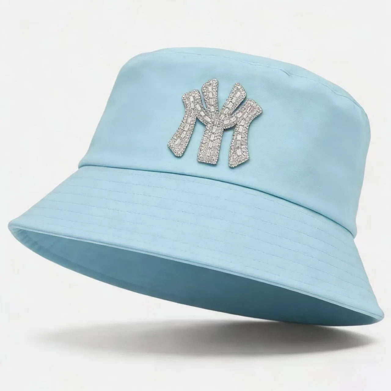 Luxury Cotton Diamond Solid Color Bucket Hat