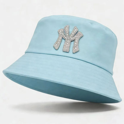 Luxury Cotton Diamond Solid Color Bucket Hat