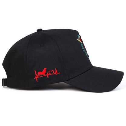 Unisex 502 Little Bird Embroidery Casual Baseball Cap