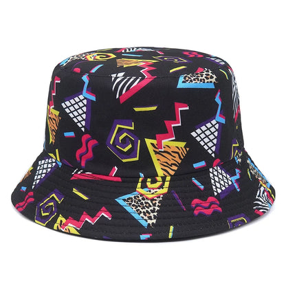 Leopard Print Reversible Summer Bucket Hat