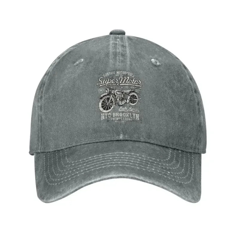 Personalized Cotton Super Motor Sports Baseball Cap
