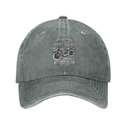 Personalized Cotton Super Motor Sports Baseball Cap