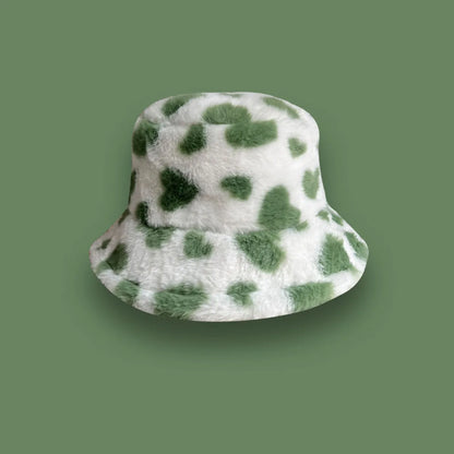 Fluffy Faux Fur Rabbit Bucket Hat