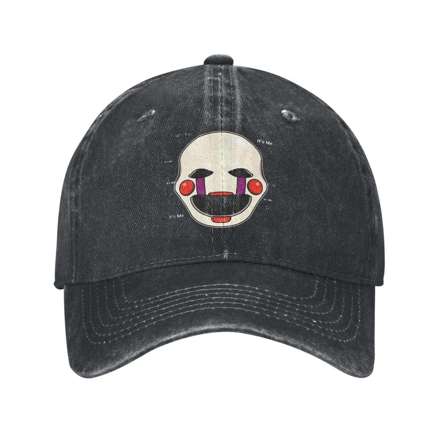 Vintage FNAF Distressed Cotton Baseball Cap
