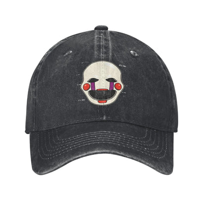 Vintage FNAF Distressed Cotton Baseball Cap