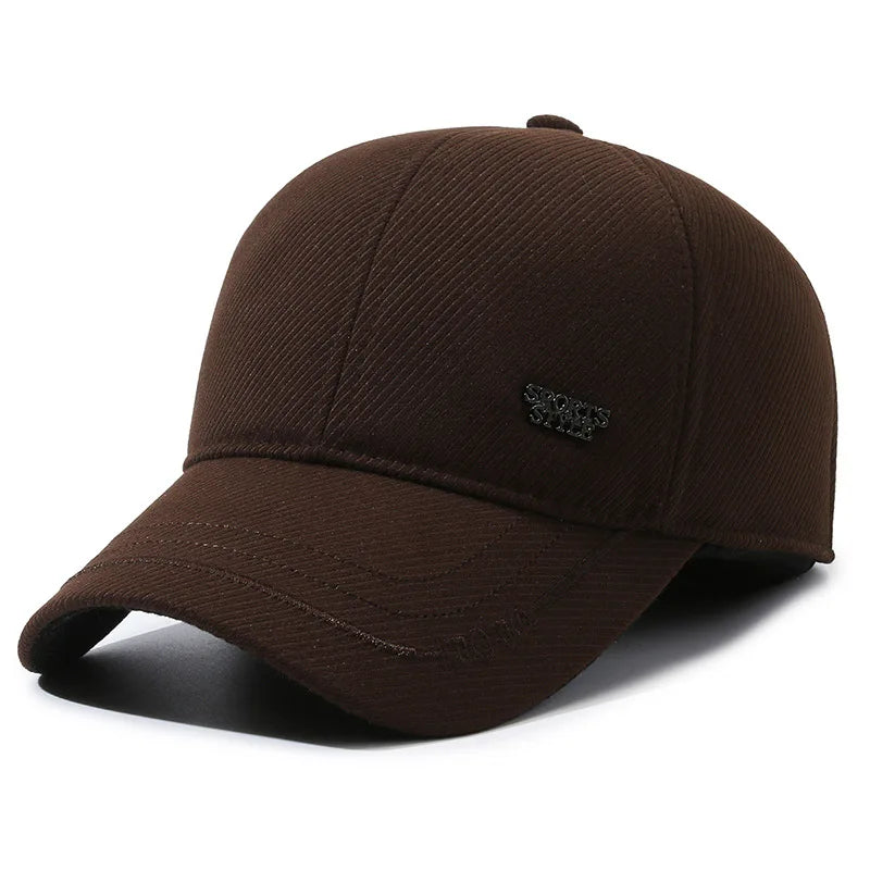 Warm Winter Earflap Baseball Cap