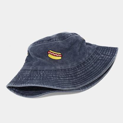 American Retro Washed Hot Dog Bucket Hat
