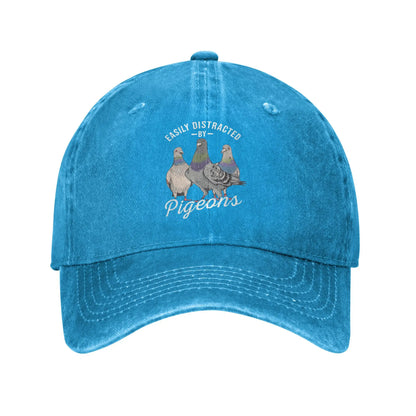 Easily Distracted Pigeon Lover Baseball Cap