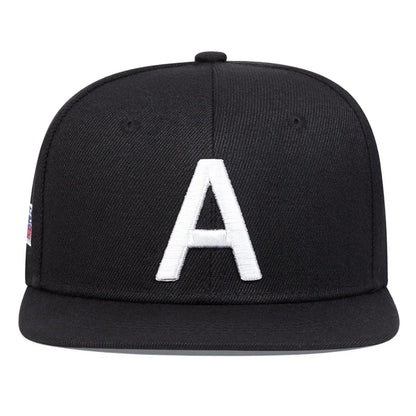 Unisex A Letter Side Earth Embroidery Hip-hop Hats