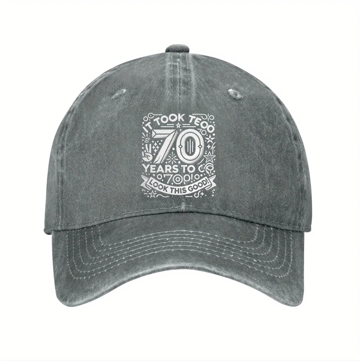 70 Years To Go Birthday Celebration Baseball Cap