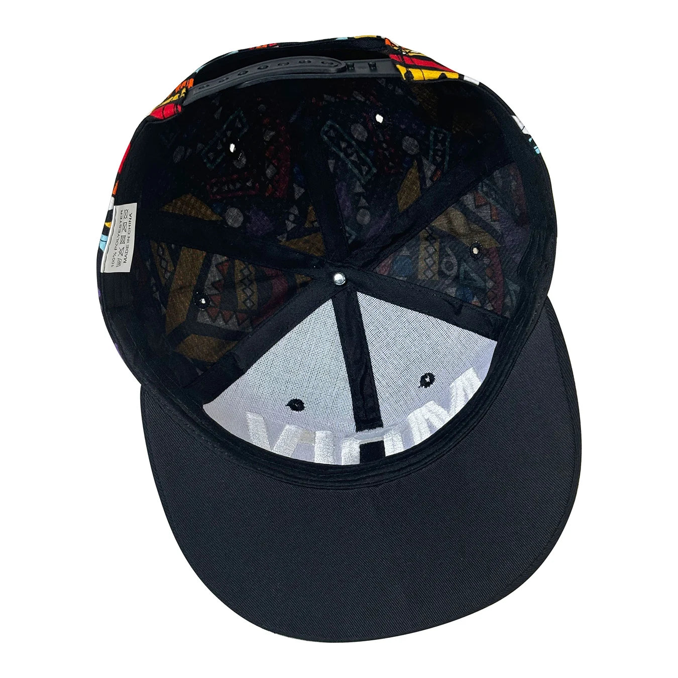 Mdiv Embroidered Flat Brimmed Baseball Hat