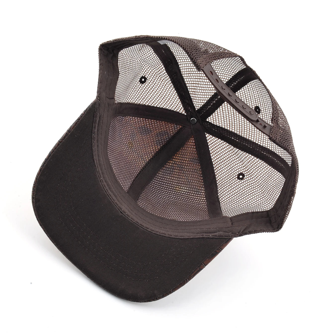 Straw Floral Flat Bill Baseball Cap