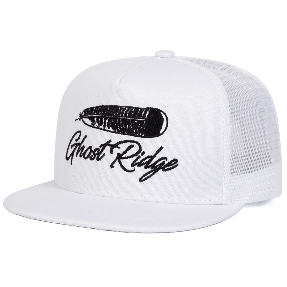 Unisex Ghost  Ridge Letter Embroidery Hip-hop Net Hats