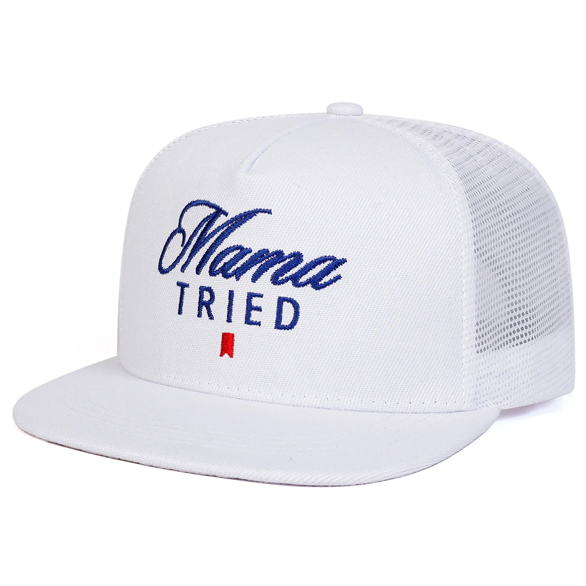 Unisex Mama TRIED Letter Embroidery Hip-hop Net