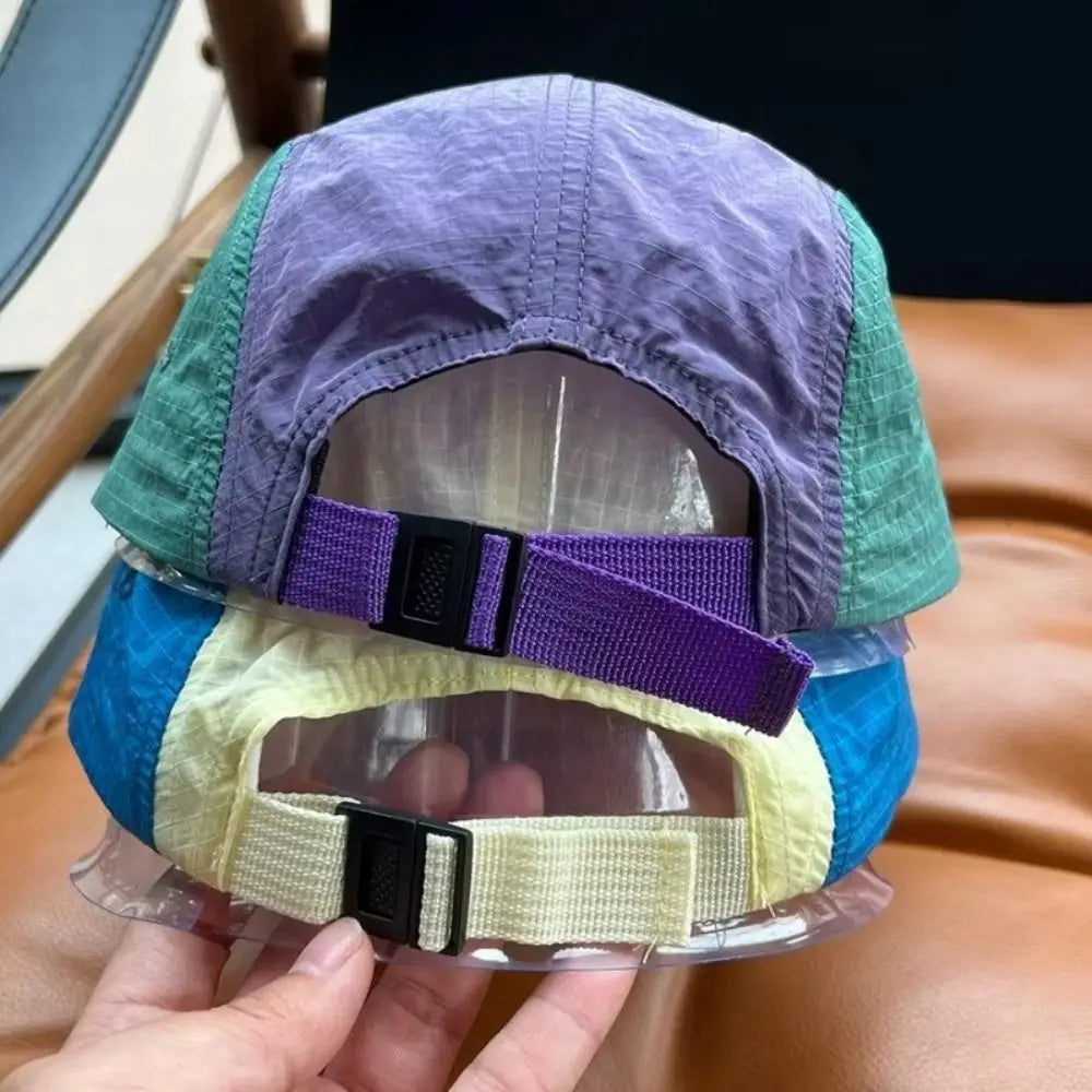 Color Match Soft Brim Five Panel Snapback Cap
