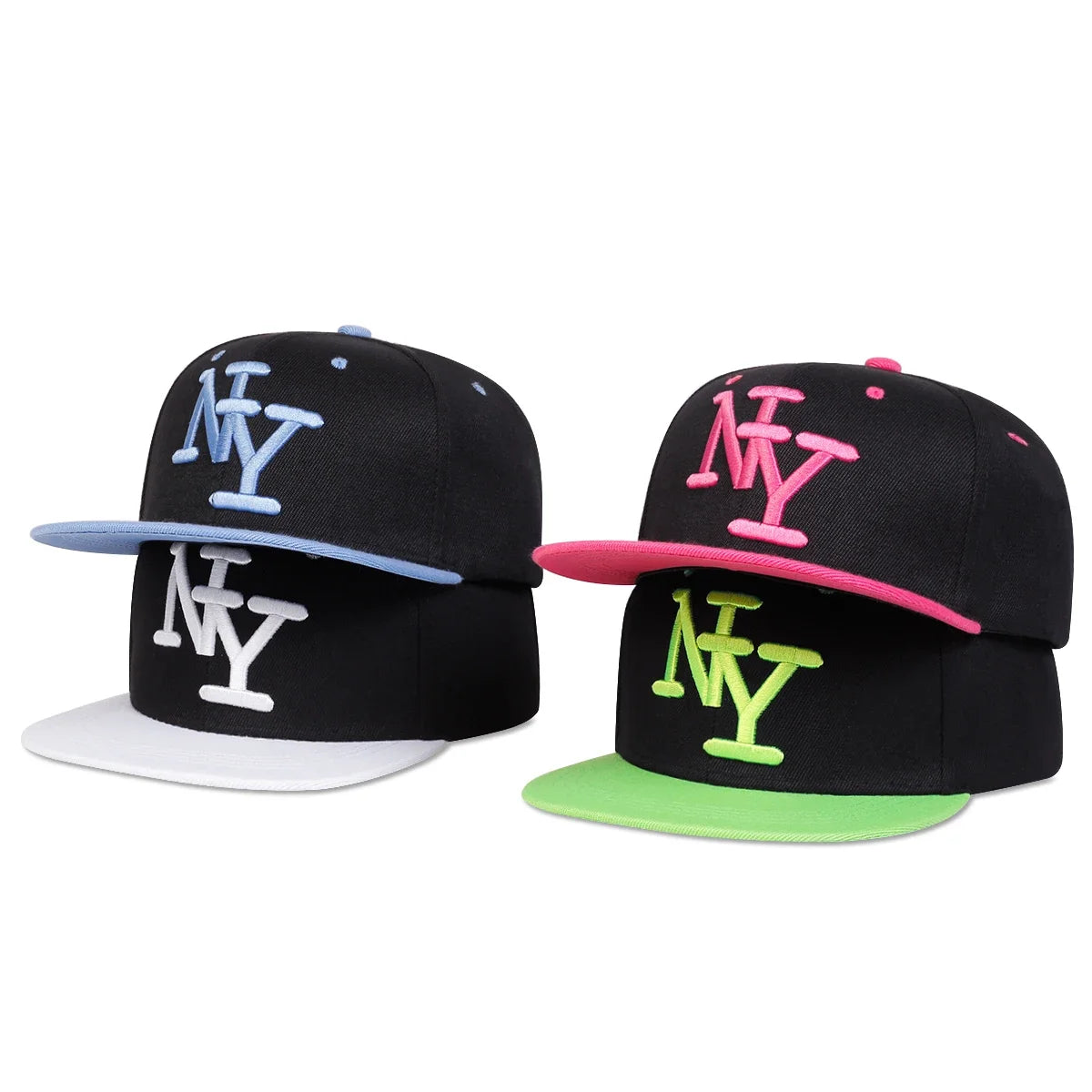 Unisex NY Letter Embroidery Hip-hop Hats