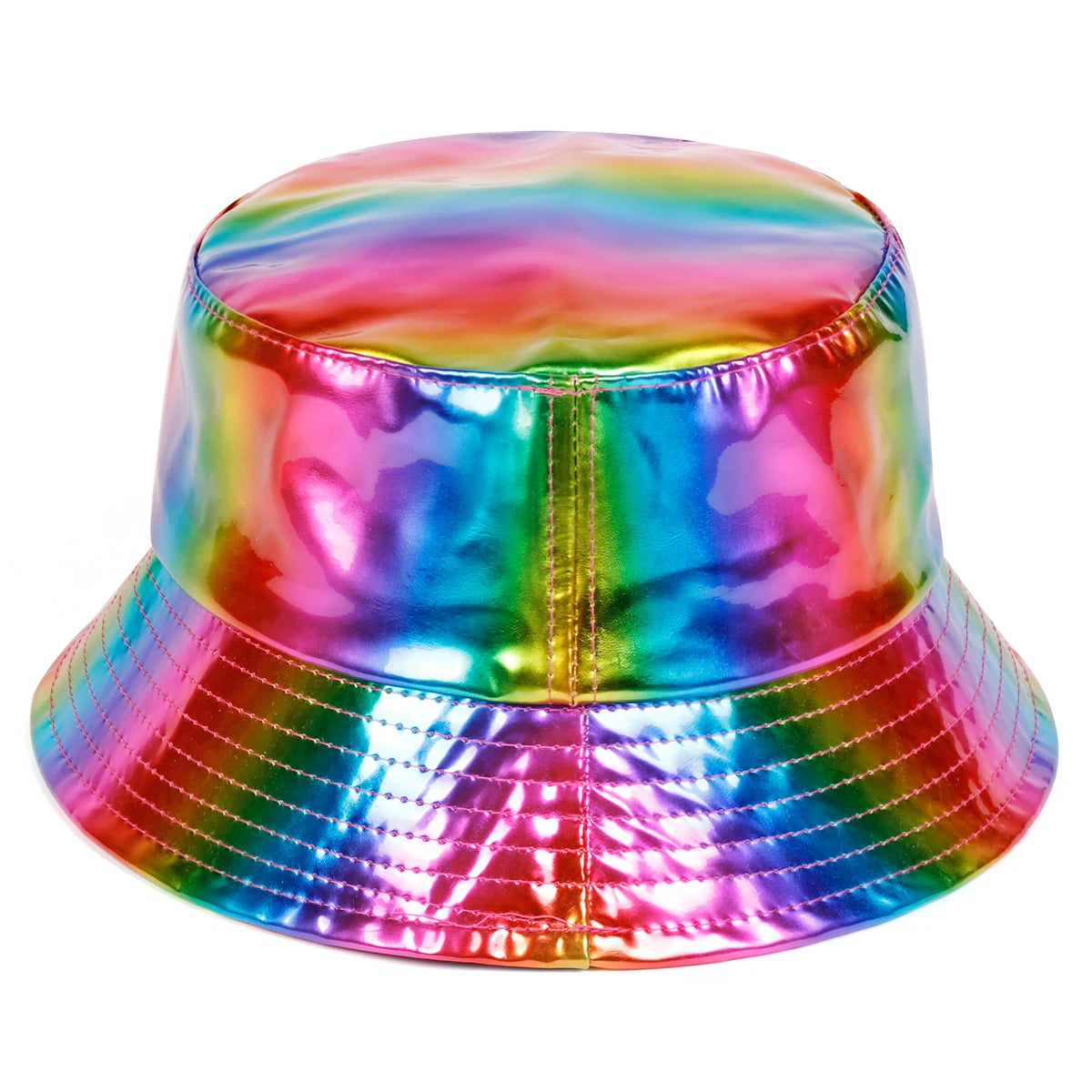 PVC Colorful Personality Bucket Hat