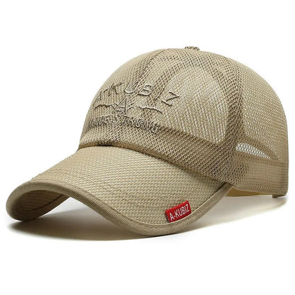 Men's Summer Mesh Breathable Quick Dry Baseball Cap