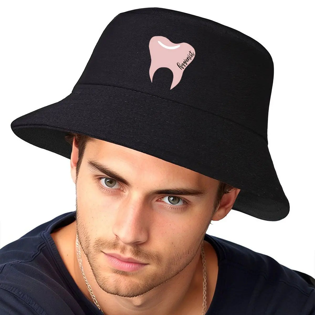 Dental Hygienist Pastel Tooth Winter Bucket Hat