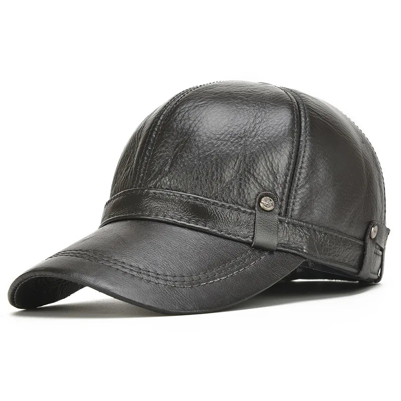 Northwood Leather Hip Hop Snapback Cap