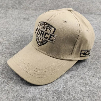 Structured Embroidered Adjustable Baseball Cap
