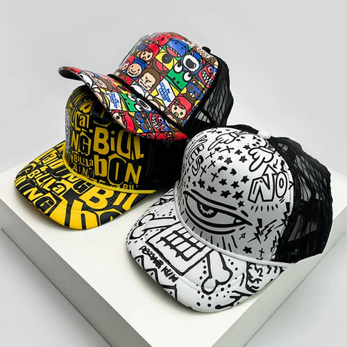 New Fashion Men Women Printed Cartoon Baseball Caps