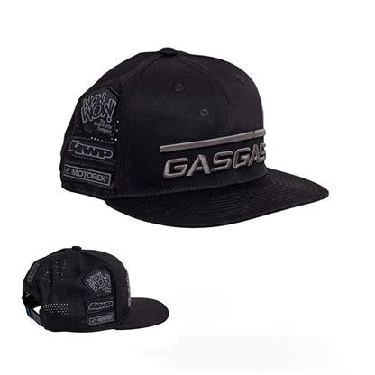 GasGas Motorcycle Flat Brim Snapback Cap