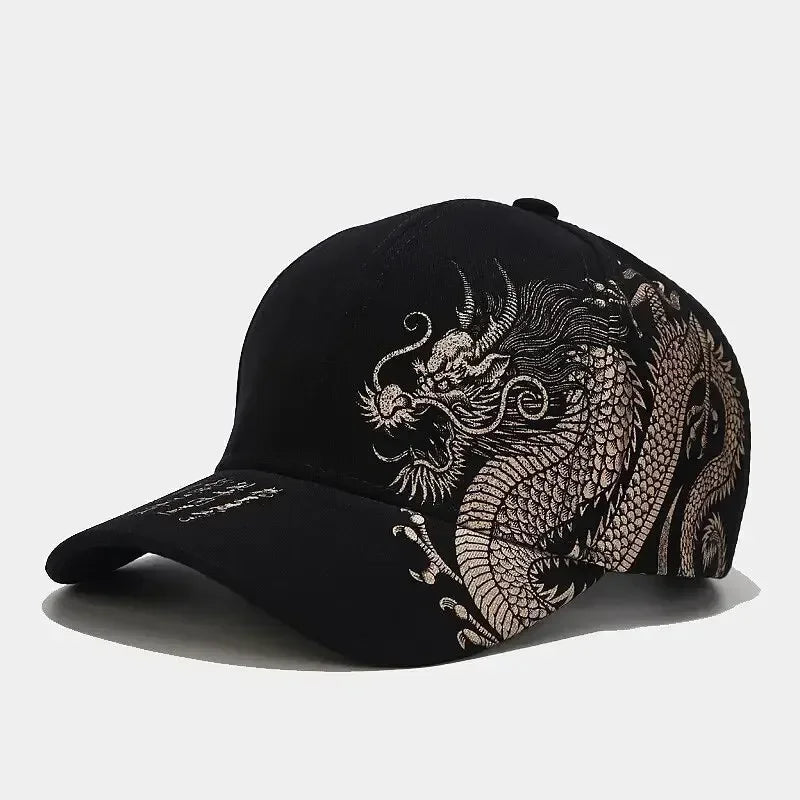 Chinese Dragon Pattern Hip Hop Baseball Cap