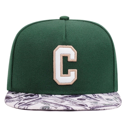 Creative C Letter Street Pop Snapback Cap