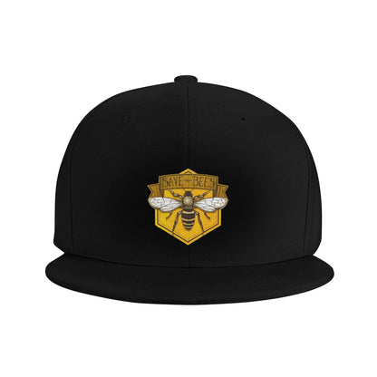 Save The Bees Printed Unisex Snapback Cap