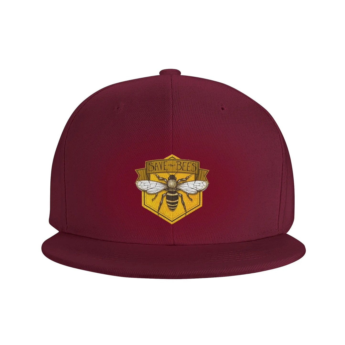 Save The Bees Printed Unisex Snapback Cap