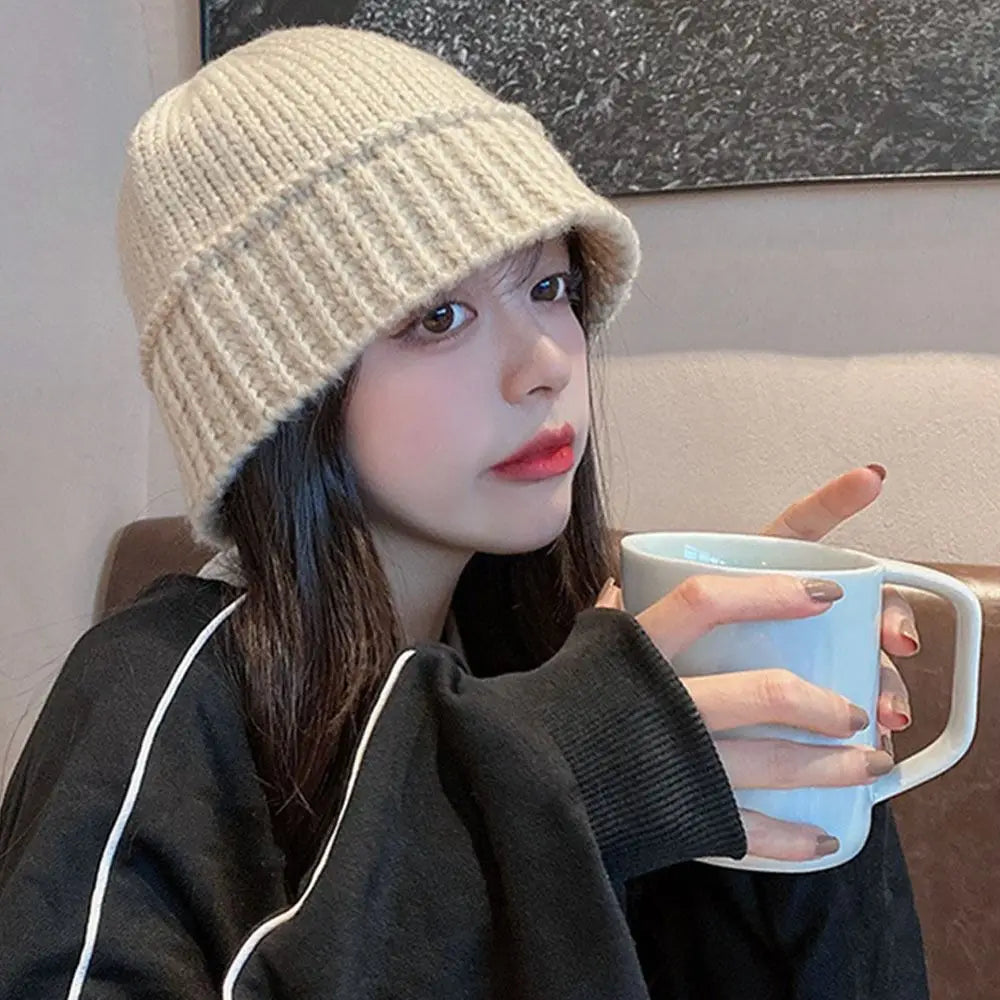 Soft Crochet Wool Fisherman Bucket Hat